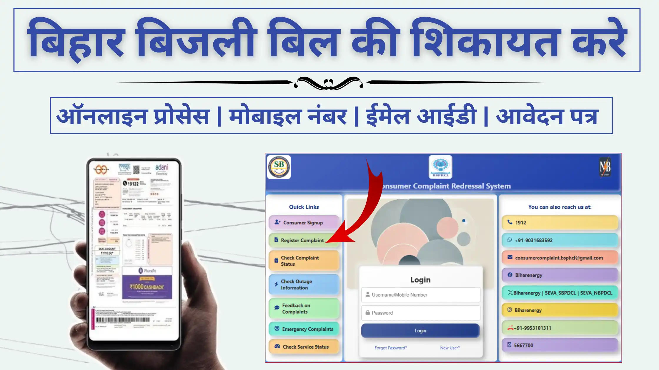 Bihar Electricity Bill Complaint