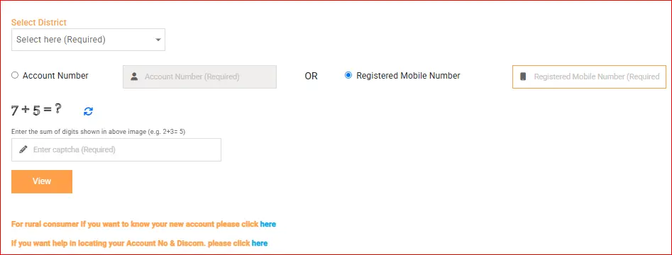 DVVNL Bijli Bill Check
