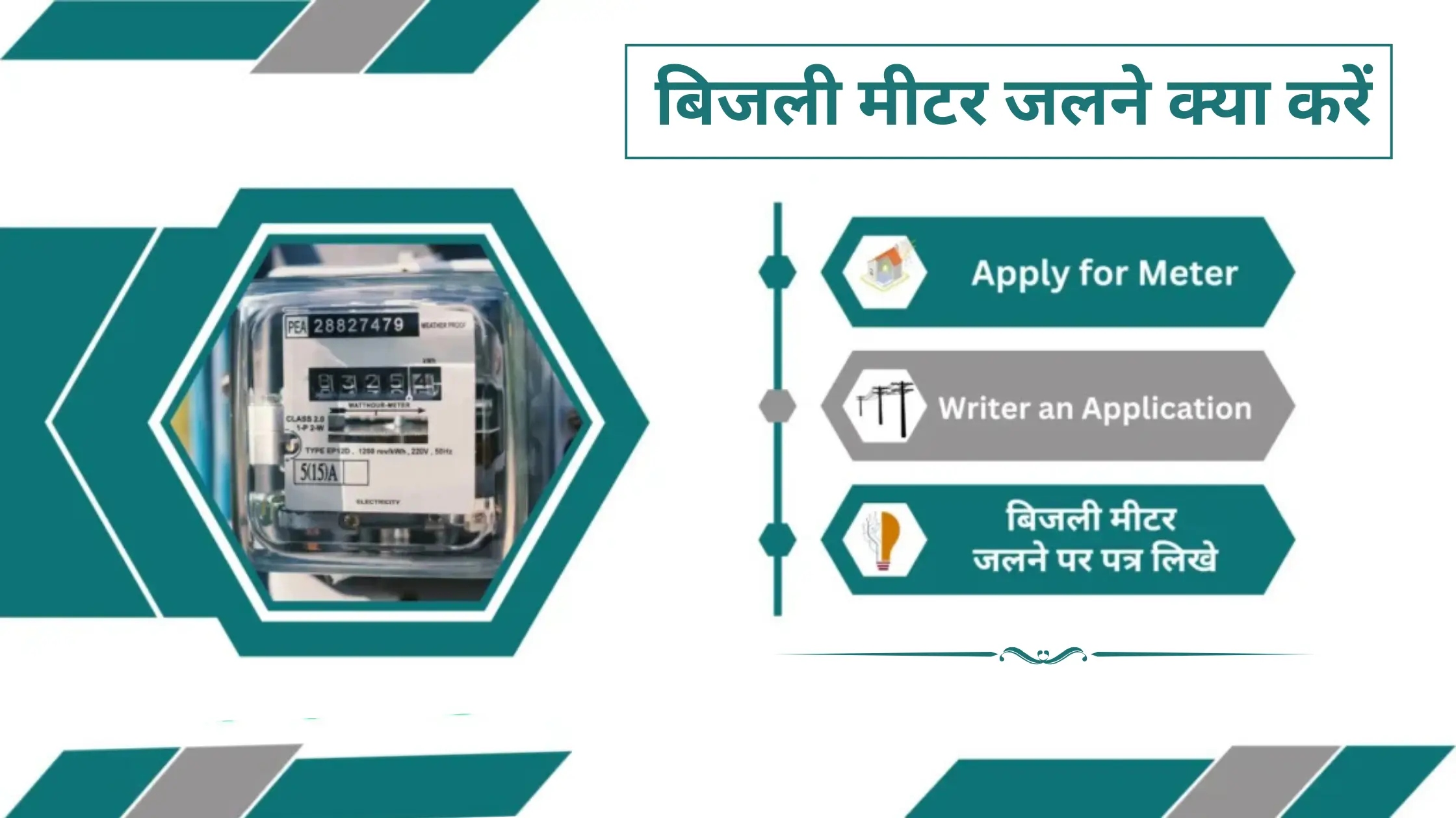 Bijli Meter Jalalne Par Kya Kare